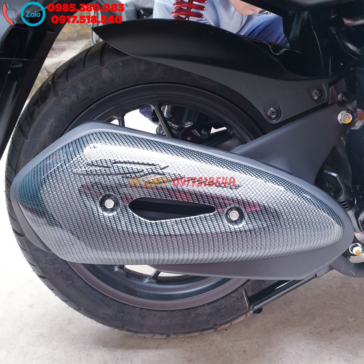 ỐP PÔ CARBON SH 2012 - 2019  SH MODE AB LEAD VISION HÀNG ARTISTAR ÔM KHÍT NHƯ ZIN