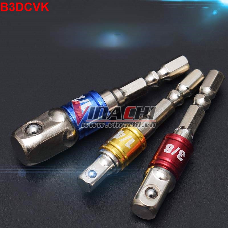 Bộ 3 Đầu Chuyển Vặn Khẩu Cho Khoan