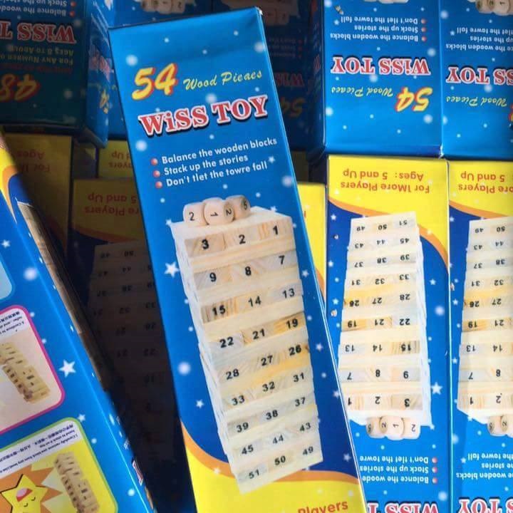 Đồ chơi rút gỗ loại lớn 54 thanh