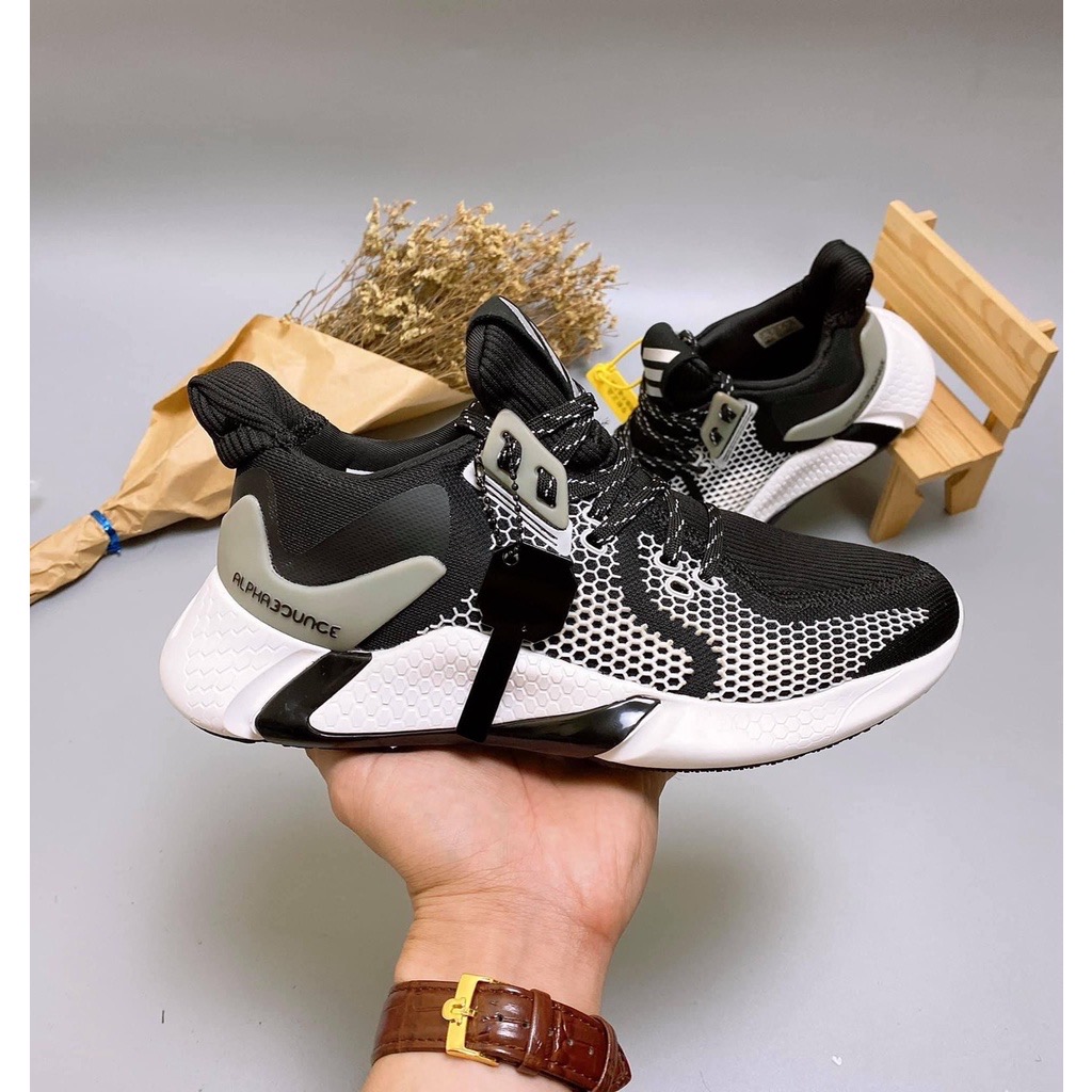 [Fullbox,Bill,Tag + Tất + Lọ tẩy trắng] Giày thể thao Adidas Alphabounce 2020