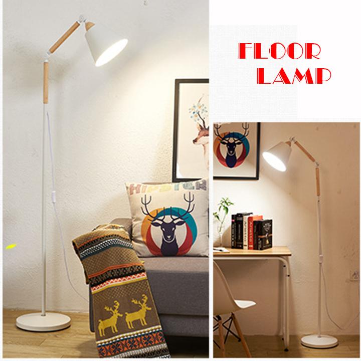 Đèn cây đứng - đèn sàn nội thất nhập khẩu cao cấp DC003 - tặng kèm bóng LED cao cấp chống cận chống lóa