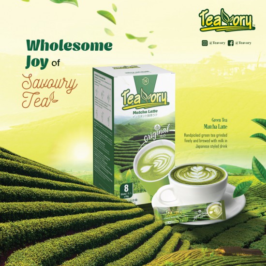 Trà sữa matcha hòa tan Teavory của TNI King Coffee