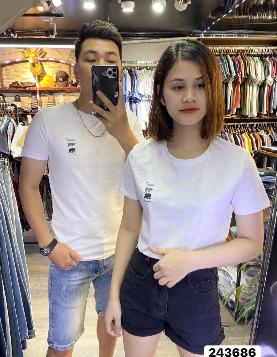 Áo thun cặp nam nữ chất cotton mềm mát hàng cao cấp thời trang gonshop89 mstc015