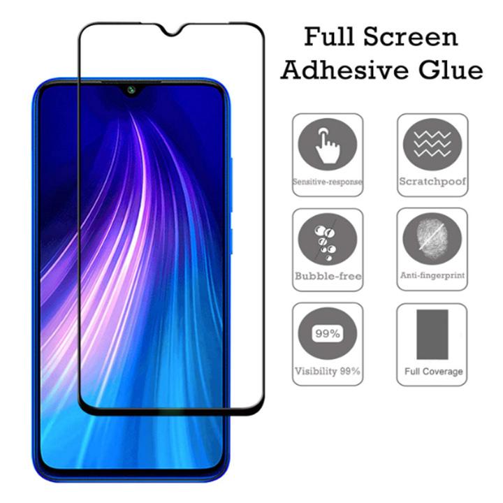 Miếng dán cường lực FULL màn hình Xiaomi Redmi Note 8 Pro màu đen