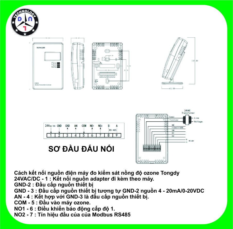 MÁY ĐO NỒNG ĐỘ OZONE TRONG KHÔNG KHÍ