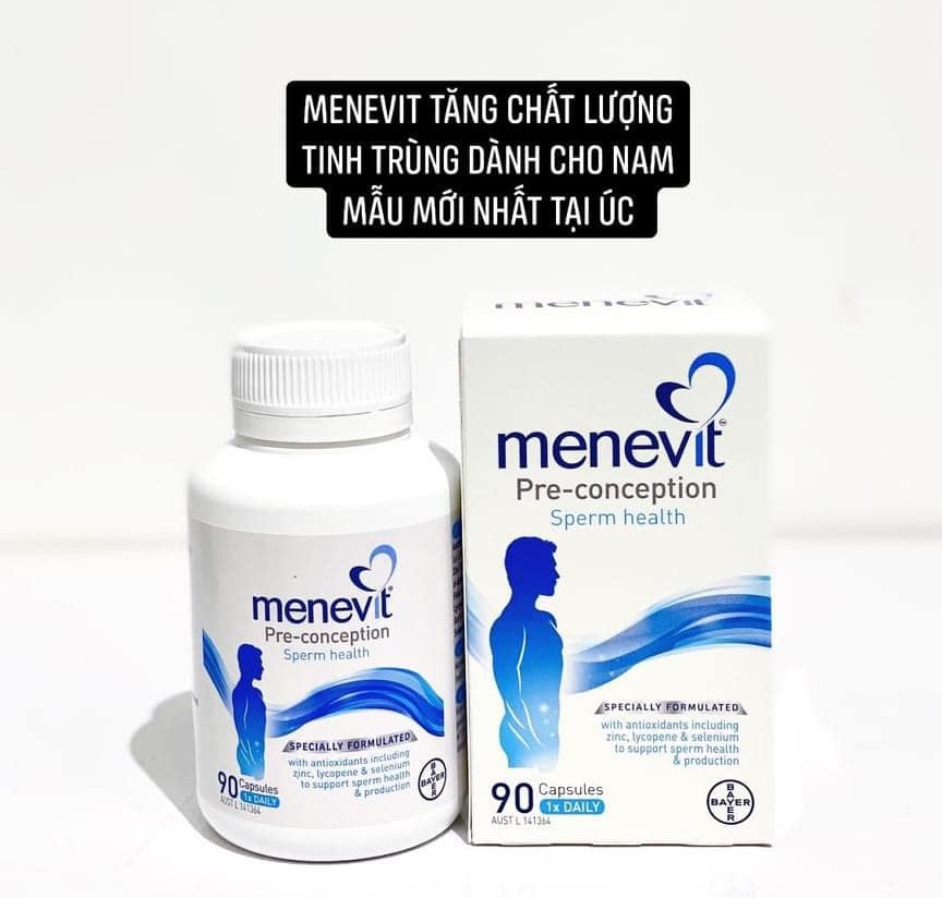 Menevit úc - hộp 90 viên