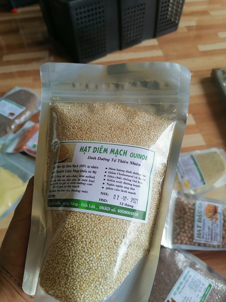 1Kg Diêm mạch Nhập khẩu Mỹ Quinoa