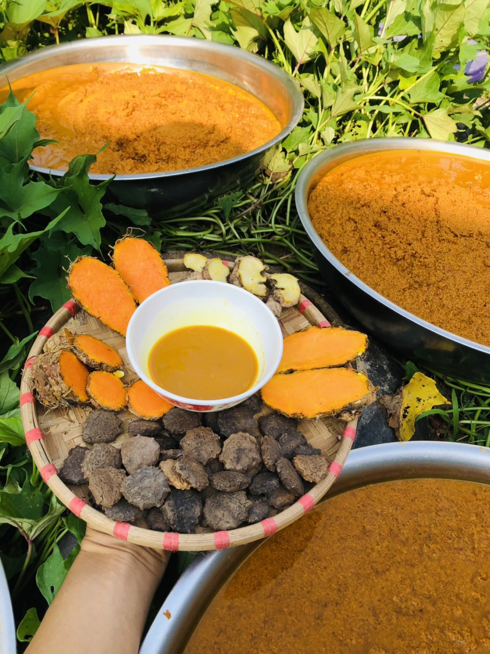 🏵️🏵️ Cốt Gừng Nghệ Gấc Hạ Thổ (HANDMADE) Mẹ Bỉm Sau Sinh