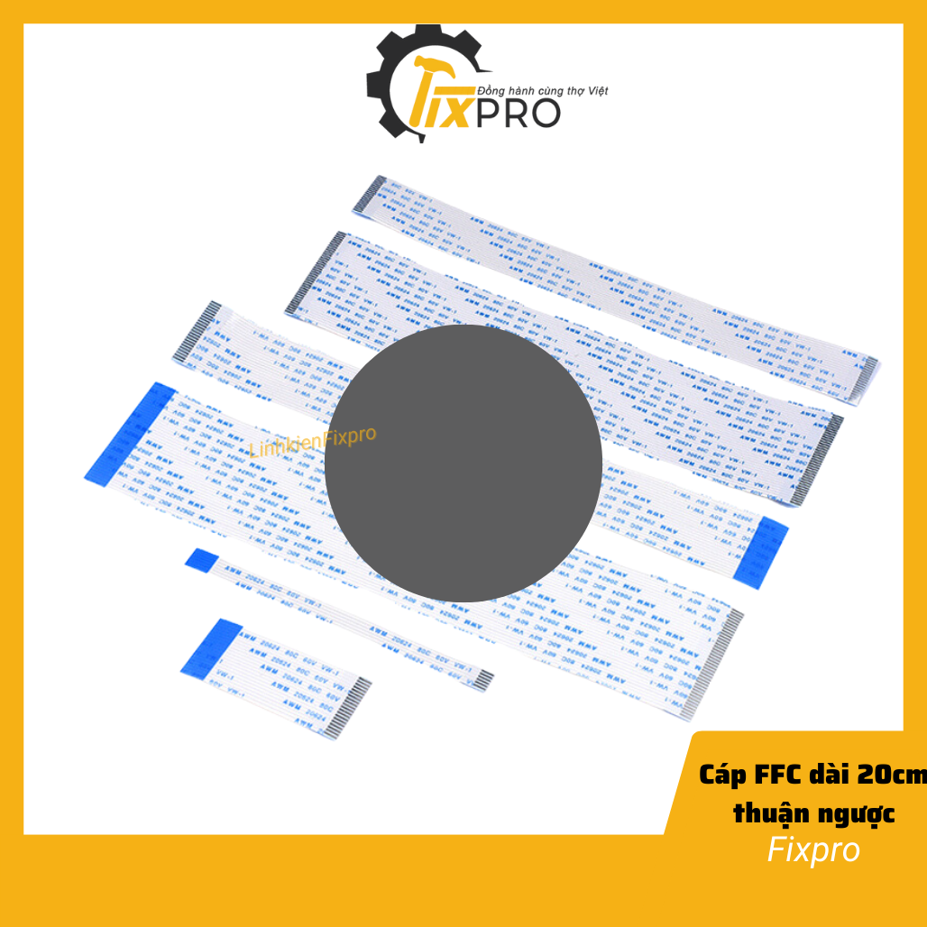 (5 Pieces) Ffc 10P-40P Straight Cable 1mm Long, 20cm Long - Fixpro