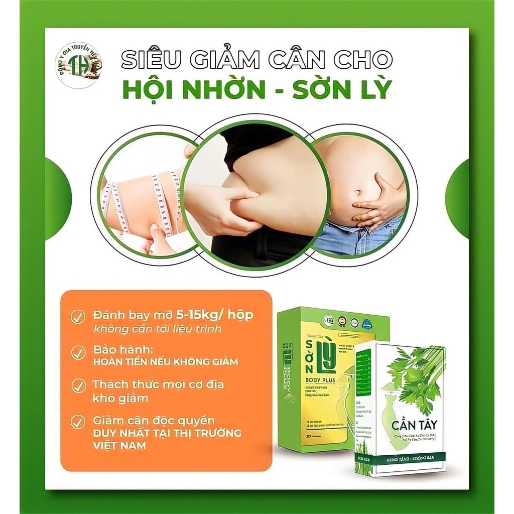 Giảm Cân Sờn Lỳ Body Plus Chính Hãng (Bao Test Mã Vạch QR)