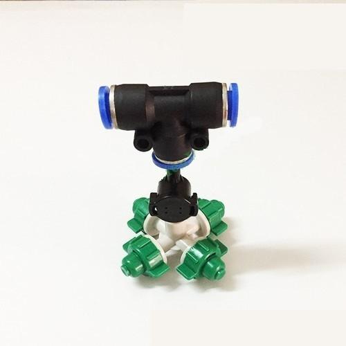 10 Béc phun sương 4 hướng gắn T 8mm