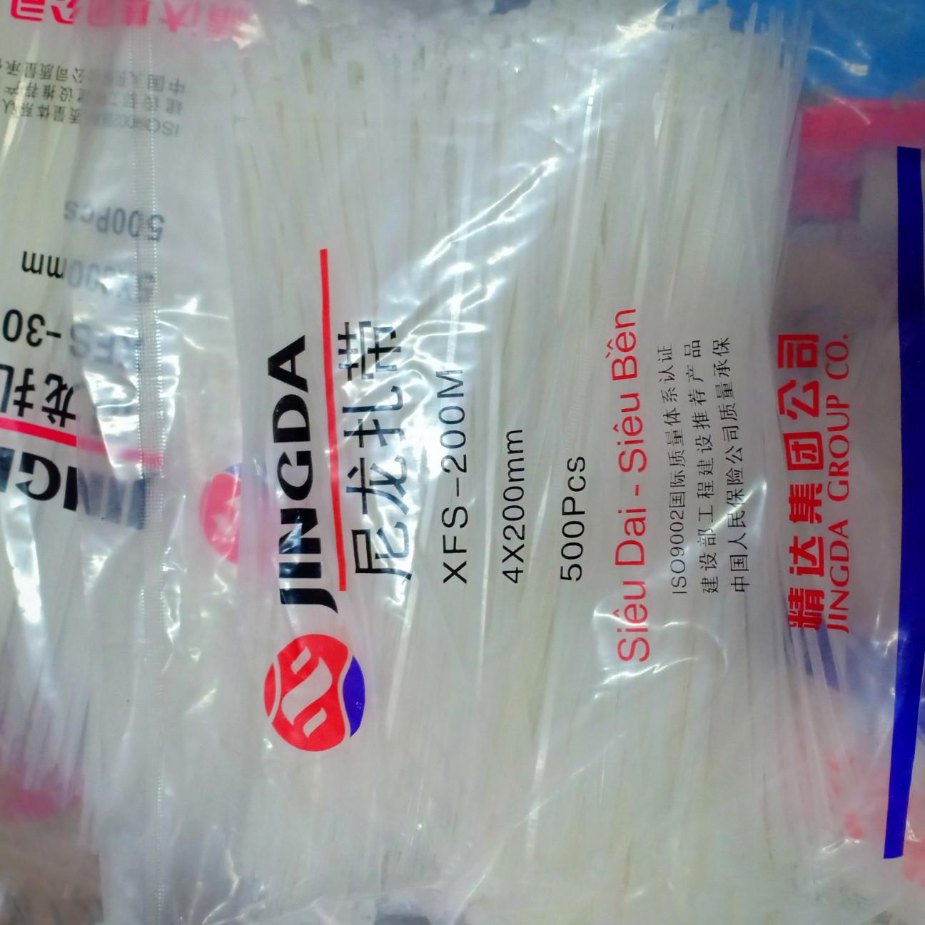 DÂY THÍT NHỰA 4x200MM JINGDA ( 500 CHIẾC / TÚI)