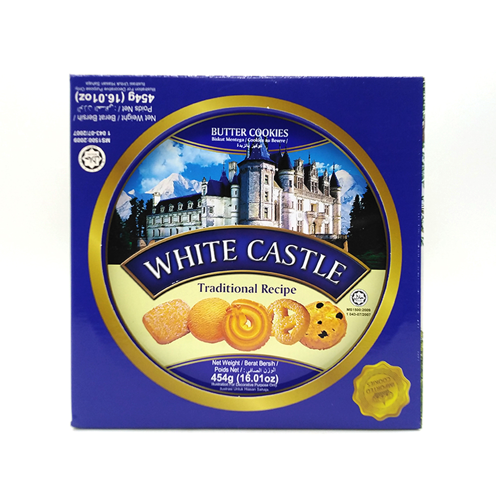 [ BÁNH NHẬP KHẨU, BÁNH TẾT ] Bánh Quy Bơ White Castle 454g