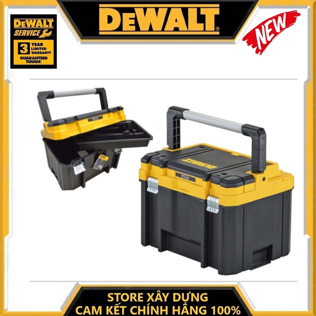 Hộp dụng cụ 17.2 x 12.6 x 13.2" dewalt dwst17814- hàng chính hãng