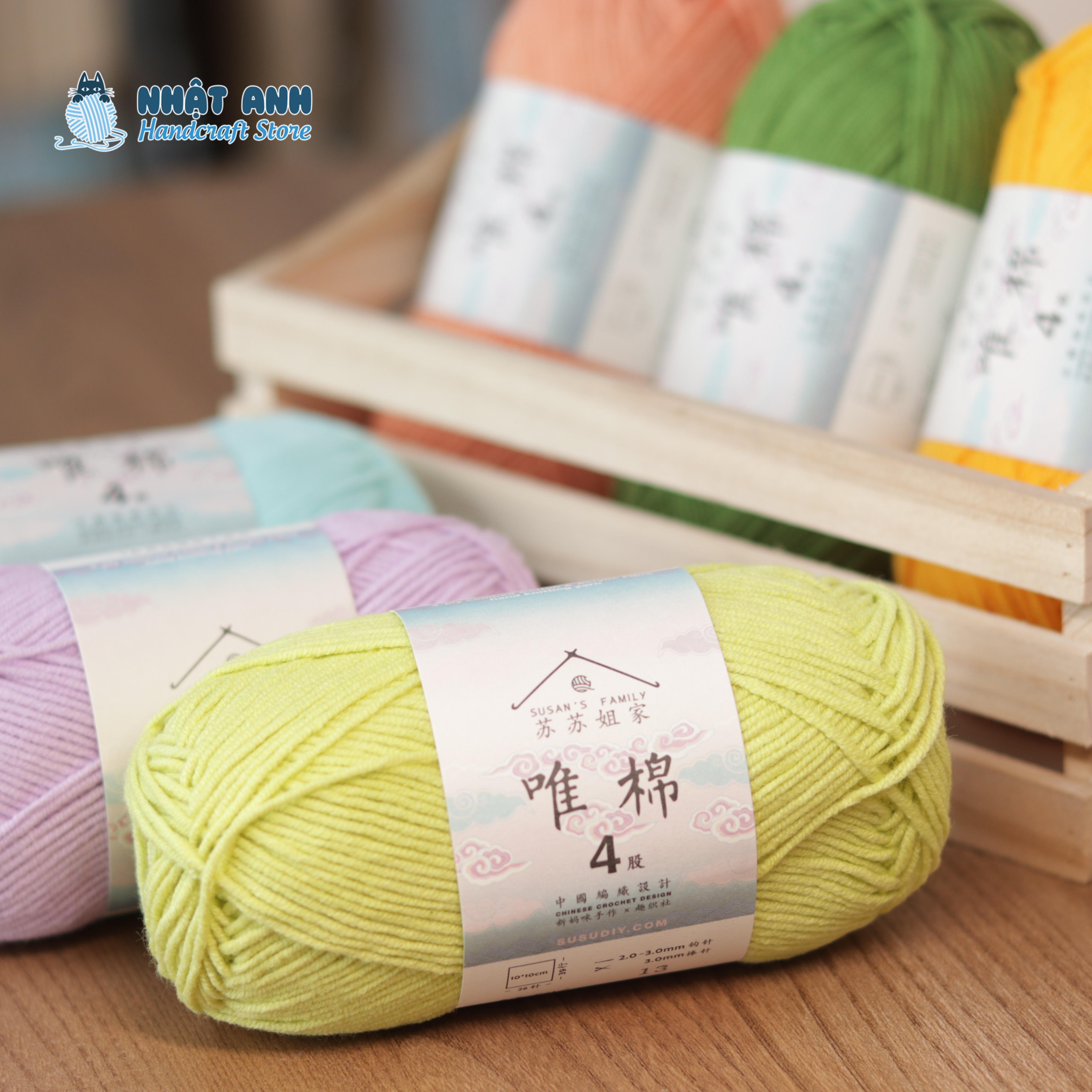 Len Susan’s Family 4 (mã 01-40) cuộn 50g