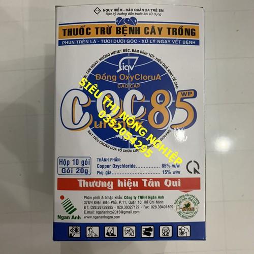 hộp 10 gói trừ nấm và diệt khuẩn - Chết nhanh hồ tiêu - COC 85WP