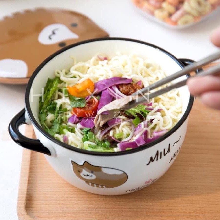 [HCM]CA ĂN MÌ ĂN LẨU GIỮ NHIỆT HÌNH THÚ BẰNG INOX 304 CAO CẤP THIẾT KẾ TAY CẦM CHỐNG NÓNG THÔNG MINH - BÁT ÚP MÌ TÔM SIÊU TỐC CÓ NẮP ĐẬY KÈM THÌA - TÔ ĂN MÌ CHỊU NHIỆT TỐT