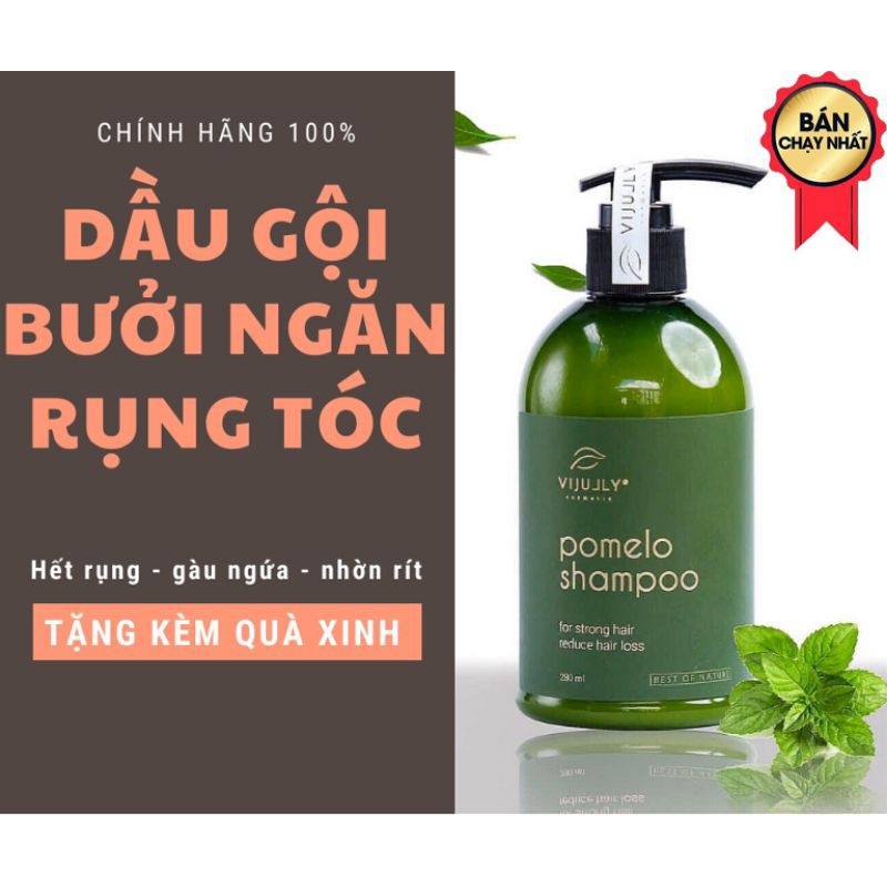 [HCM][FREESHIP] Dầu gội bưởi Vijully Shampoo Pomelo 280ml cao cấp 2021
