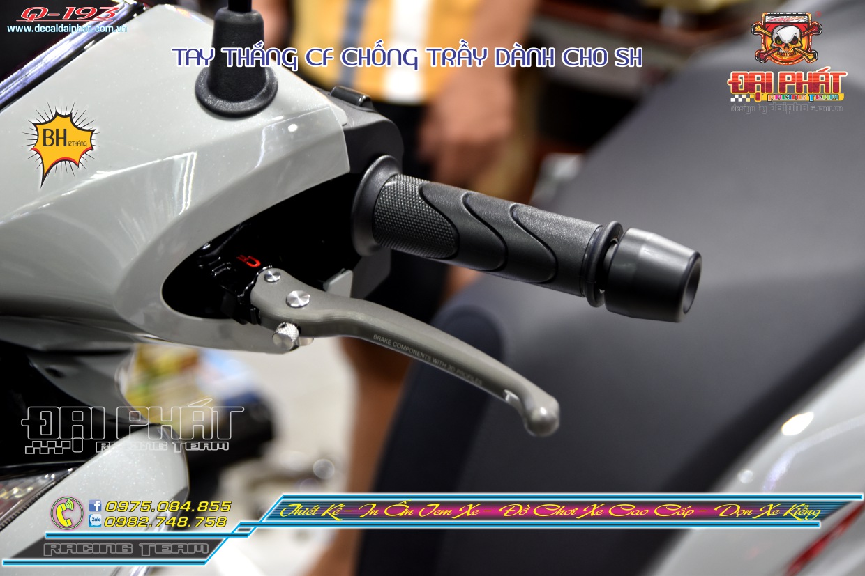 Tay Thắng CF CNC dành cho xe SH