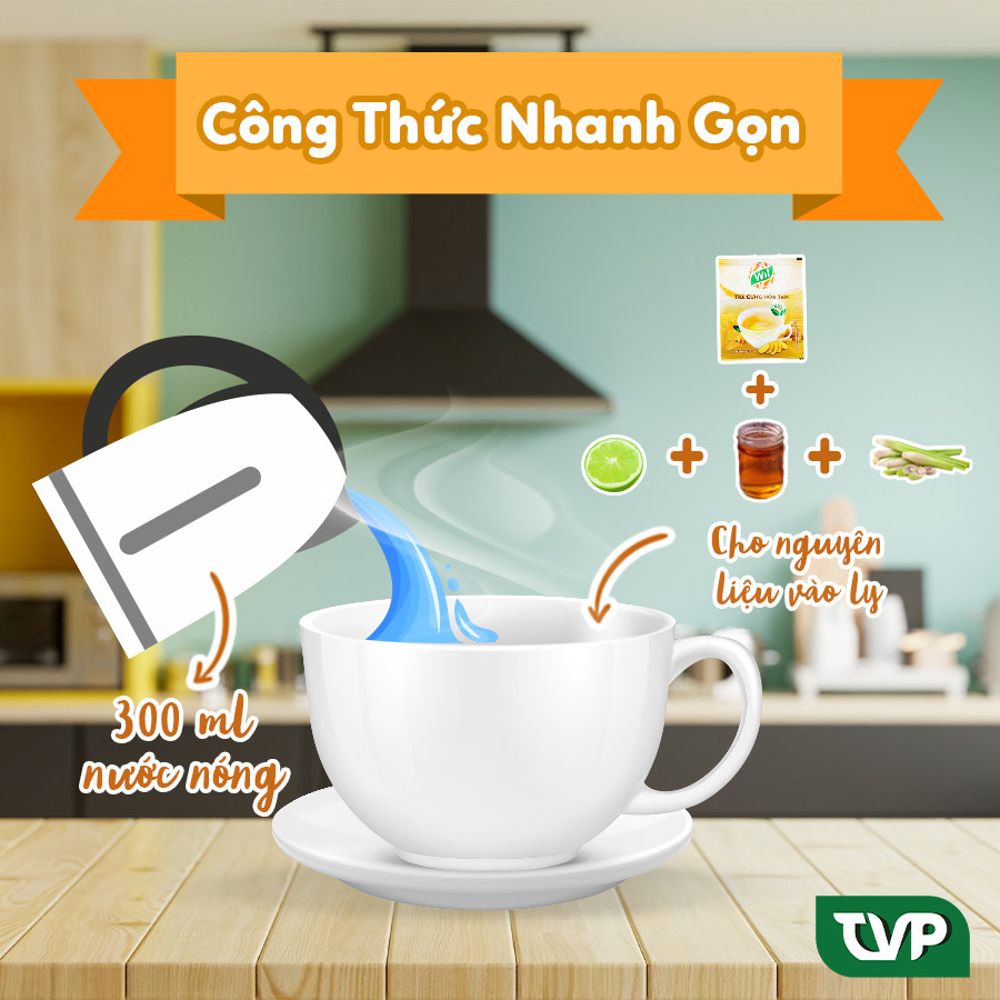 Trà gừng hòa tan WIL hộp 160g (16 gói x 10g)