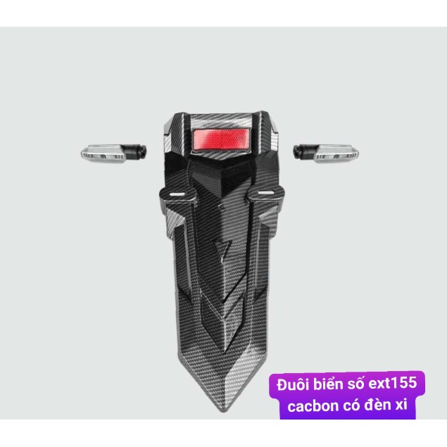 Dè biển số exciter 155 cacbon có đèn - TanThanh 247