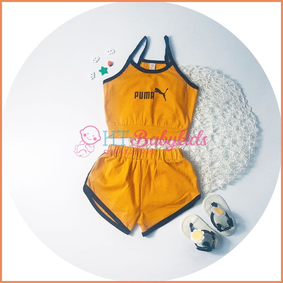 Đồ Bộ Cho Bé - Bộ Puma 2 Dây Diện Hè Siêu Yêu