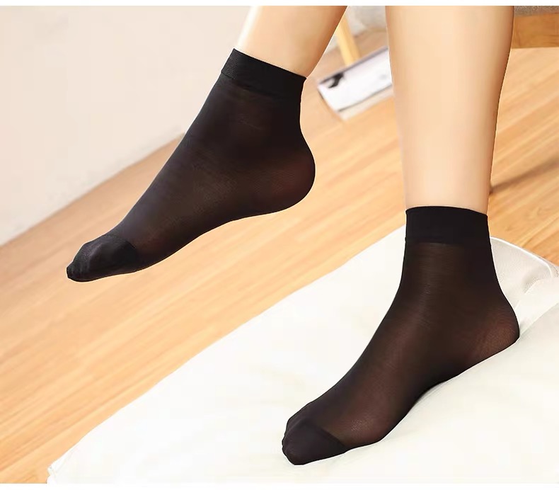 Bộ 10 đôi tất da mỏng siêu dai, tất giấy bó mỏng dai