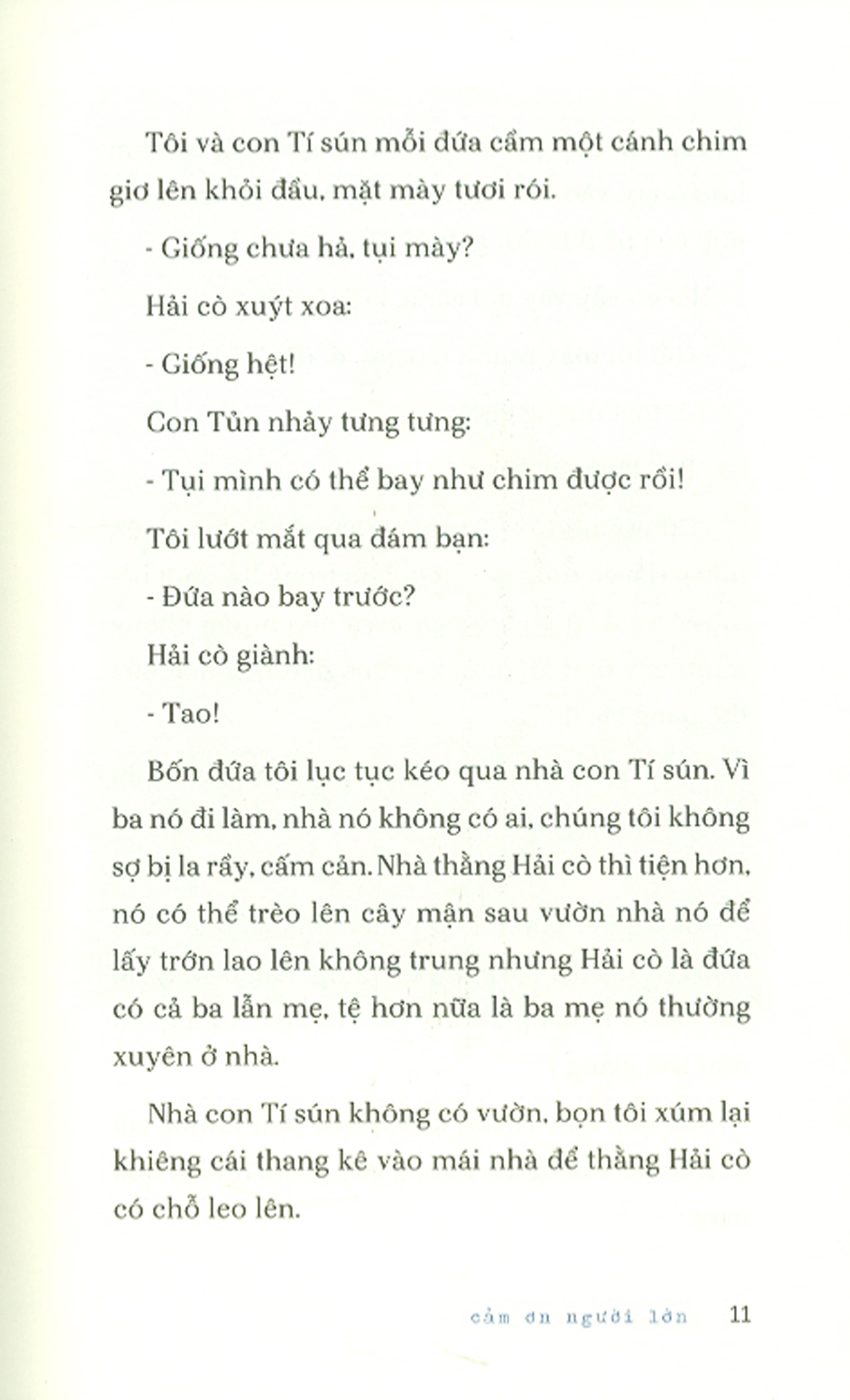 Cảm Ơn Người Lớn (Bìa Cứng)