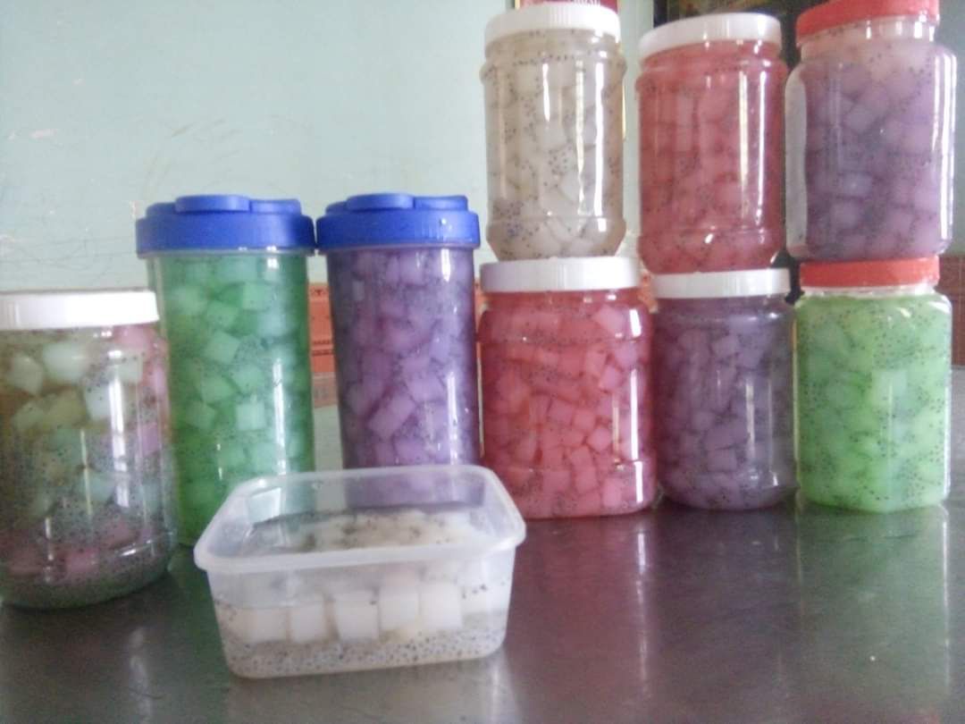 500gr Thạch Dừa Thô Minh Tâm (tặng kèm hương)