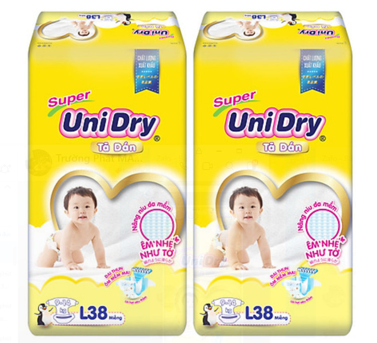 Combo 2 Bịch Tả Dán Siêu Thấm Unidry