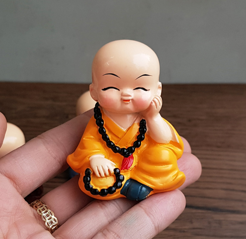 [HCM]Bộ tượng Tứ Không đeo xâu chuỗi 5cm