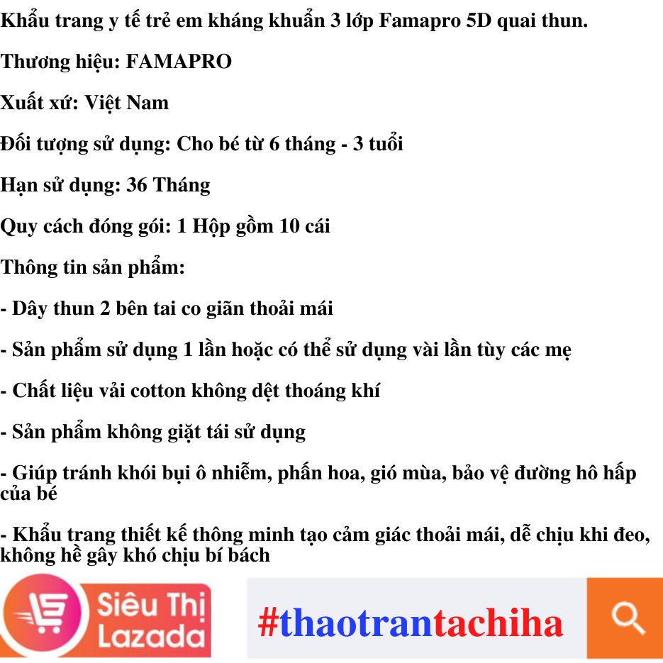 📢 #KHẨU_TRANG_TRẺ_EM - [850đ/chiếc] - 6 tháng tuổi++ - (MÀU NGẪU NHIÊN) #thaotrantachiha (っ◔◡◔)っ ❤