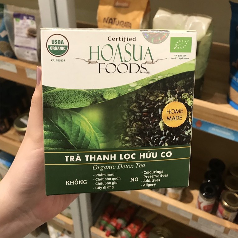 Trà thanh lọc hữu cơ (organic detox tea) HoaSuaFoods 200g