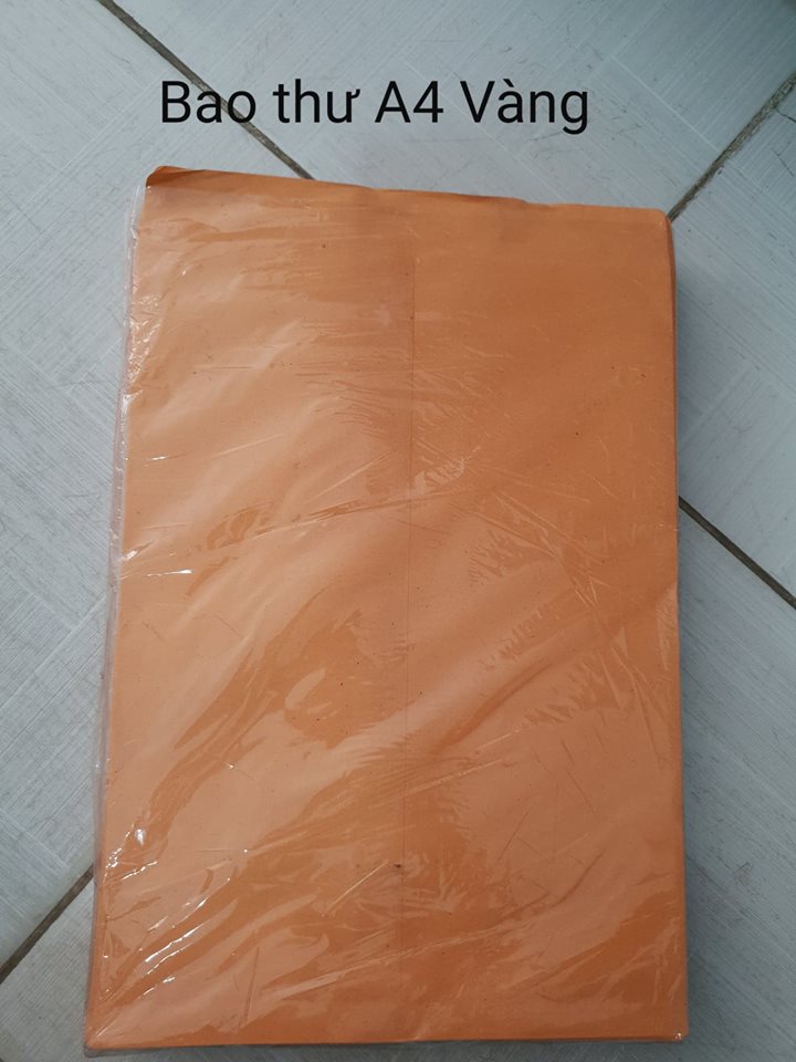 Bao thư A4 vàng - Xấp 100 cái