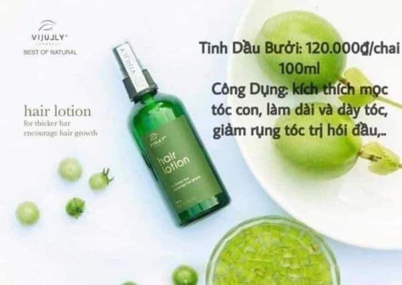 (tặng kẹp ngọc trai) TINH DẦU BƯỞI Vijully