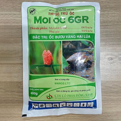 Chế phẩm trừ ốc mồi ốc 6gr , thuốc diệt ốc moi oc
