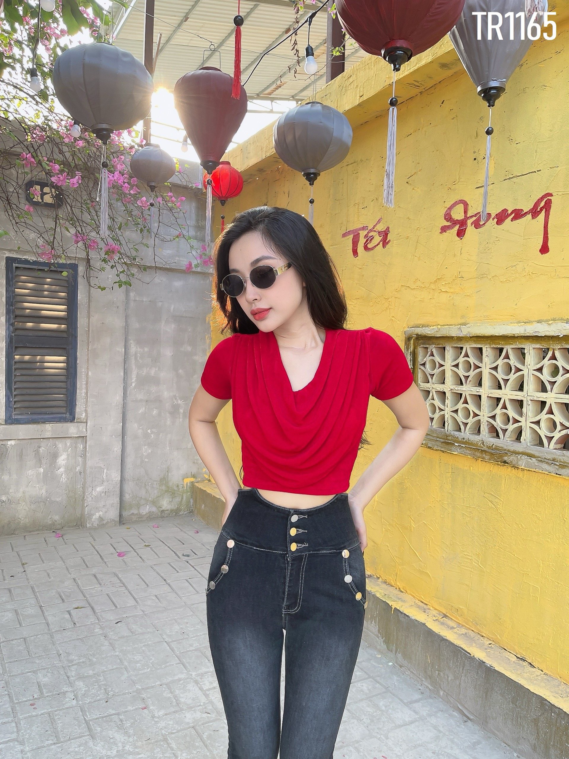 Quần Jean Nữ Lưng Siêu Cao Kiểu Co Giãn