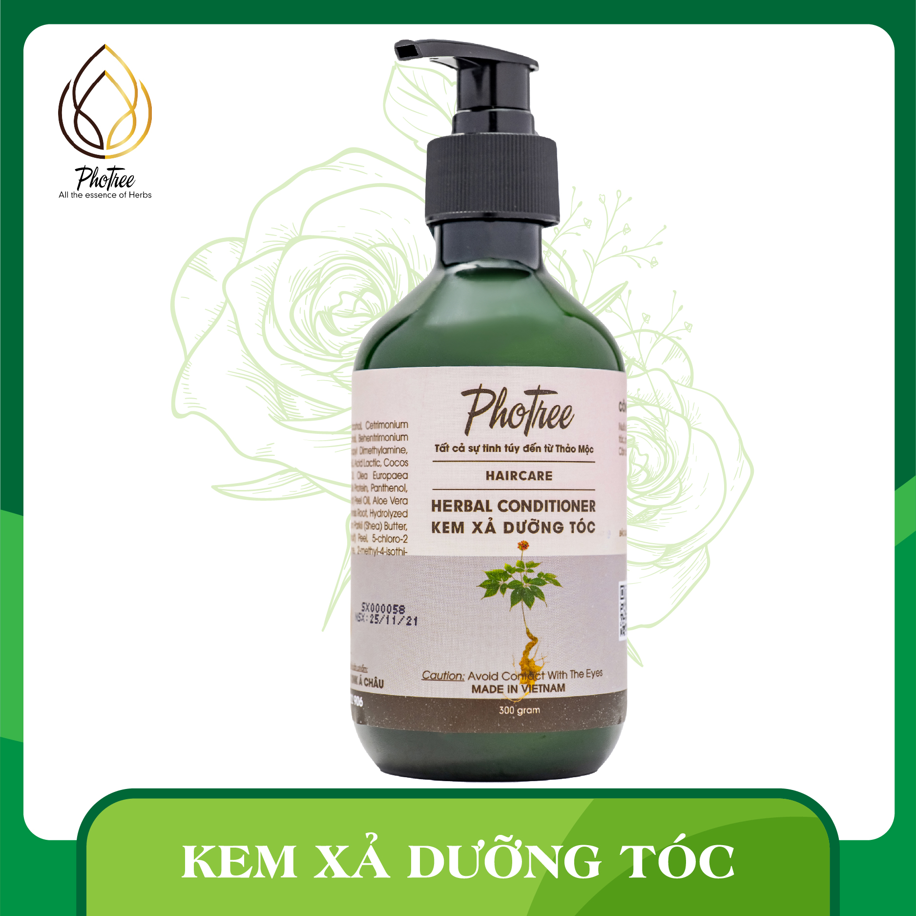Dầu Xả Kem Ủ PhoTree 300grams