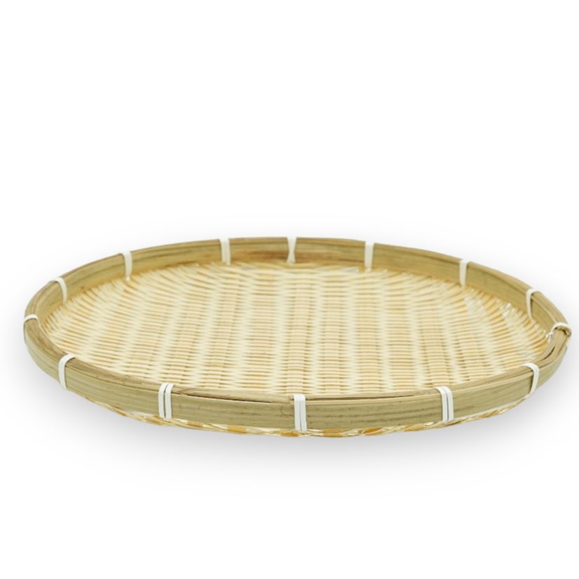 Mẹt tre đan kín, mẹt tre trang trí, dùng làm khay, decor