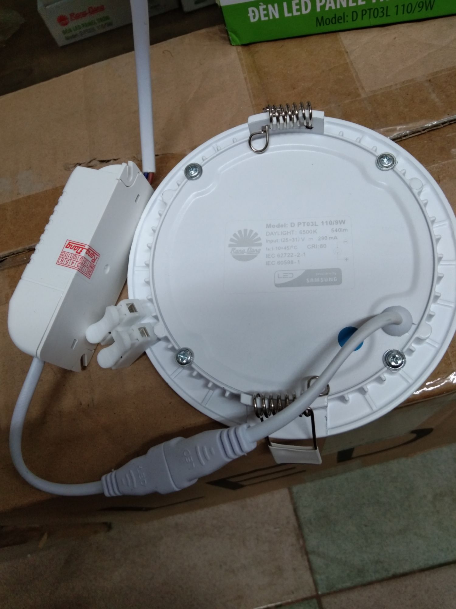 [HCM]ĐÈN LED PANEL 9W RẠNG ĐÔNG PHI 110