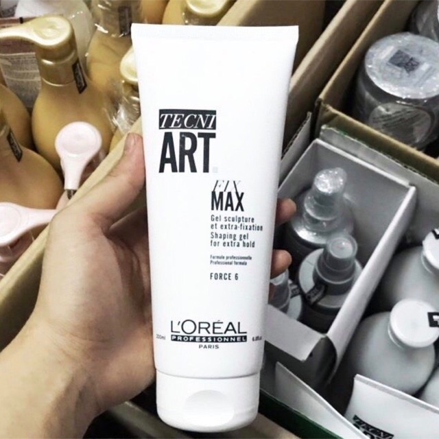 Gel định hình siêu cứng TECNI.ART FIX MAX L'oreal (Độ cứng: 6) 200ml ( NEW 2019)