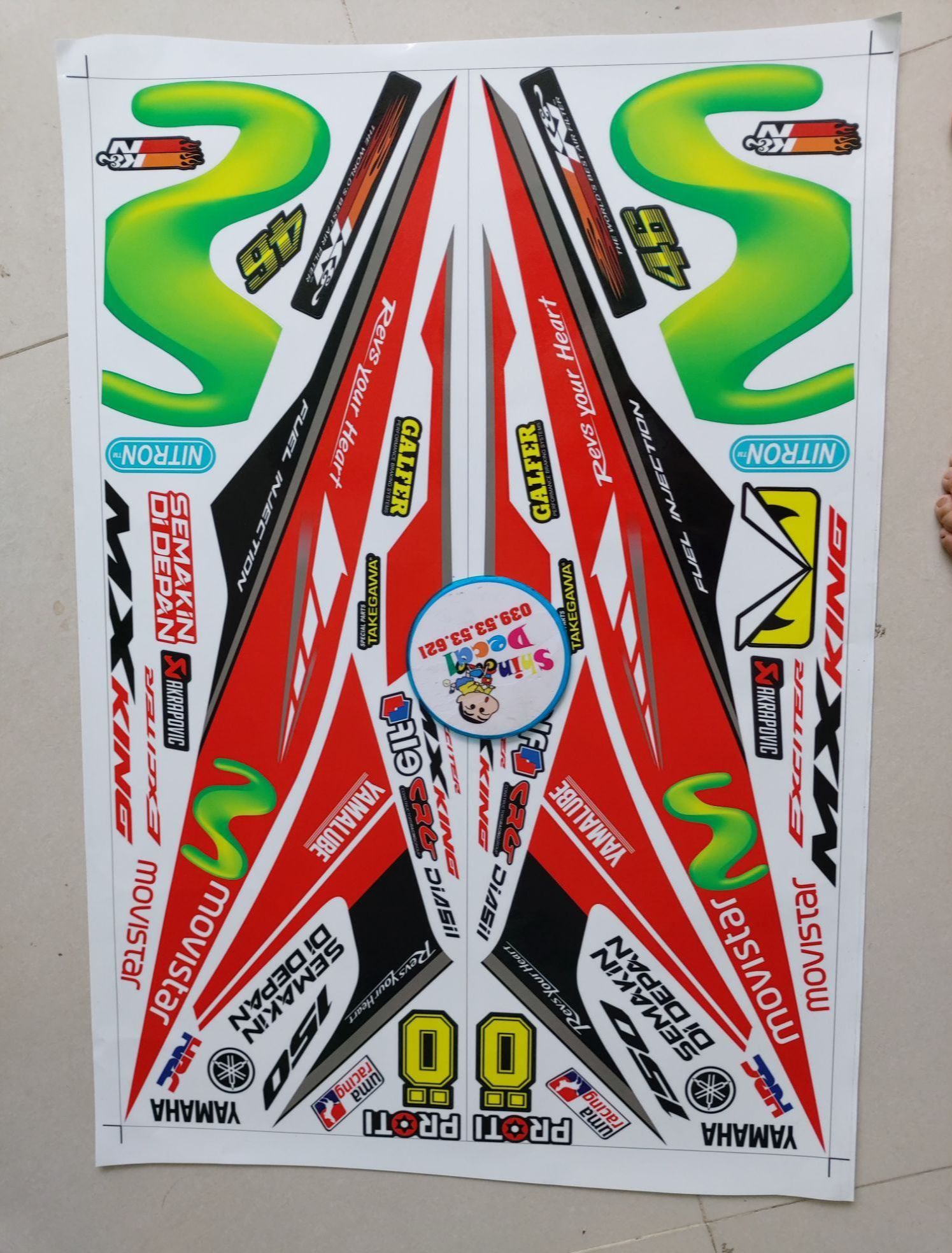 Tem exciter 150 mxking movistar