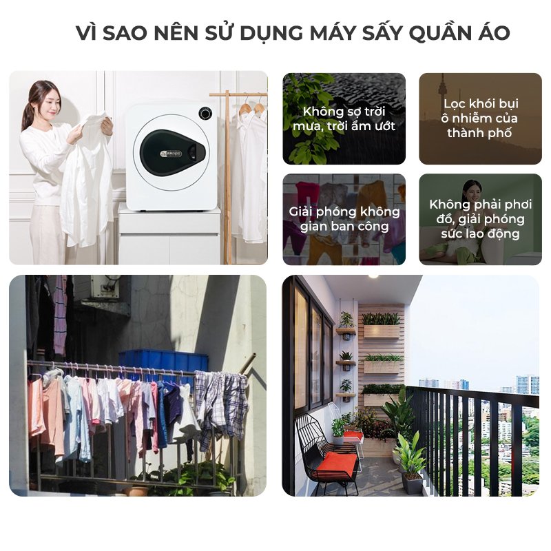 Máy Sấy Quần Áo 2GOOD GB10