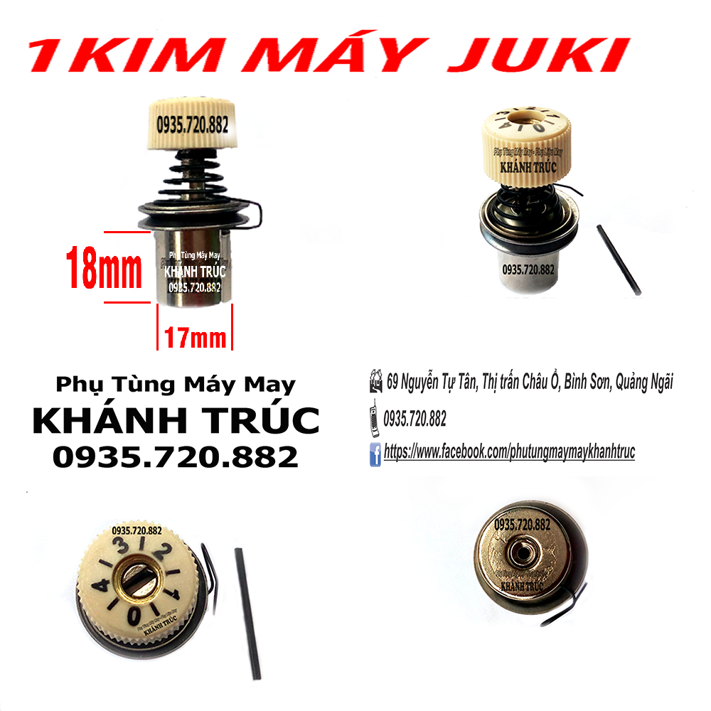 Tăng sông hay cụm đồng tiền 1kim JUKI máy may công nghiệp