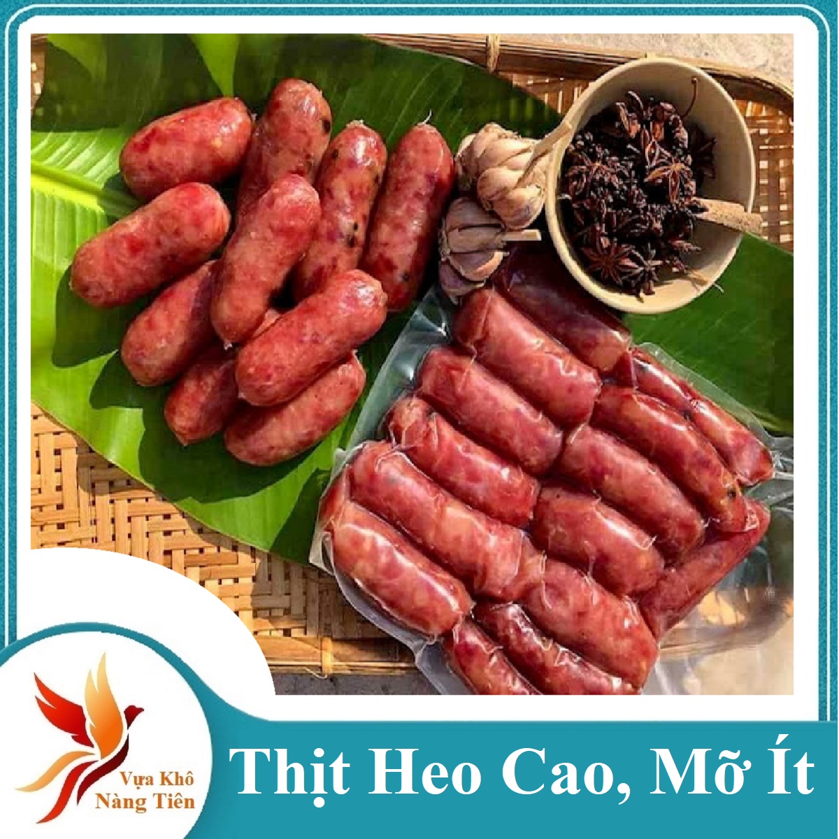 LẠP XƯỞNG TƯƠI  SÓC TRĂNG-Tỉ lệ thịt heo cao, tỉ lệ mỡ ít