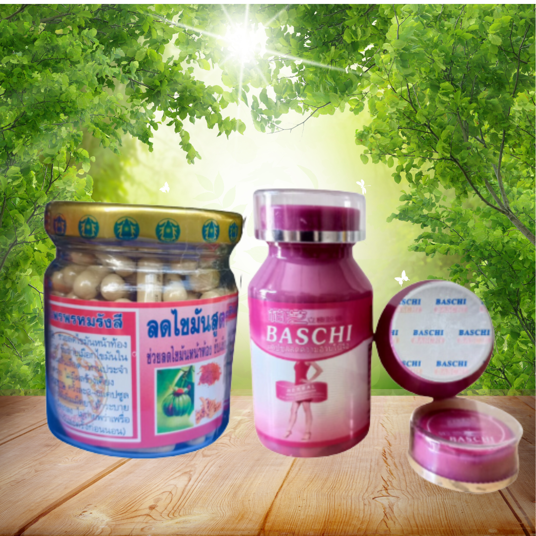 combo bộ đôi giảm cân đông y & bachi ( giảm mạnh an toàn hiệu quả chính hãng thái lan )