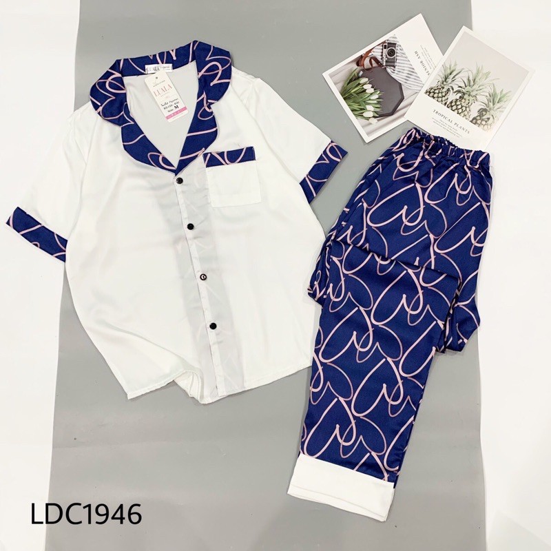 ĐỒ BỘ LỤA SATIN PIJAMA (50-65kg)( XẢ LỖ NGHỈ BÁN)