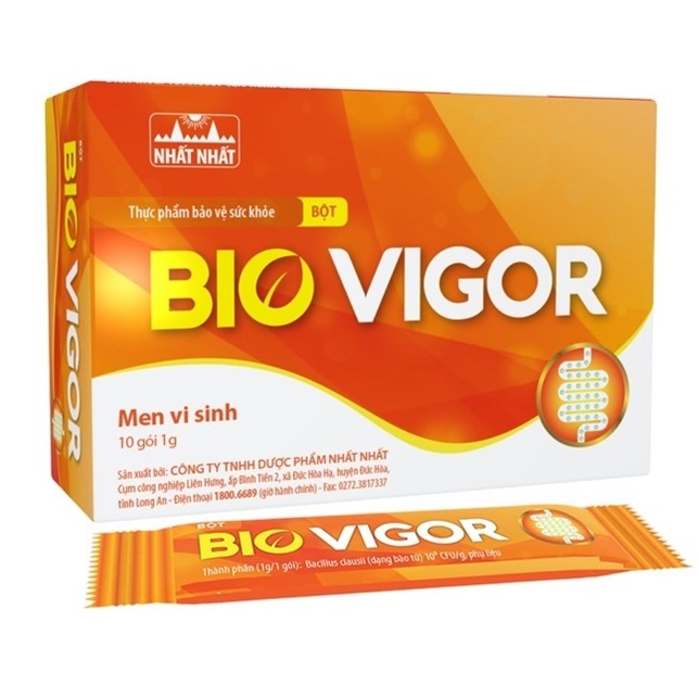 Men vi sinh BIO VIGOR hộp 10 gói