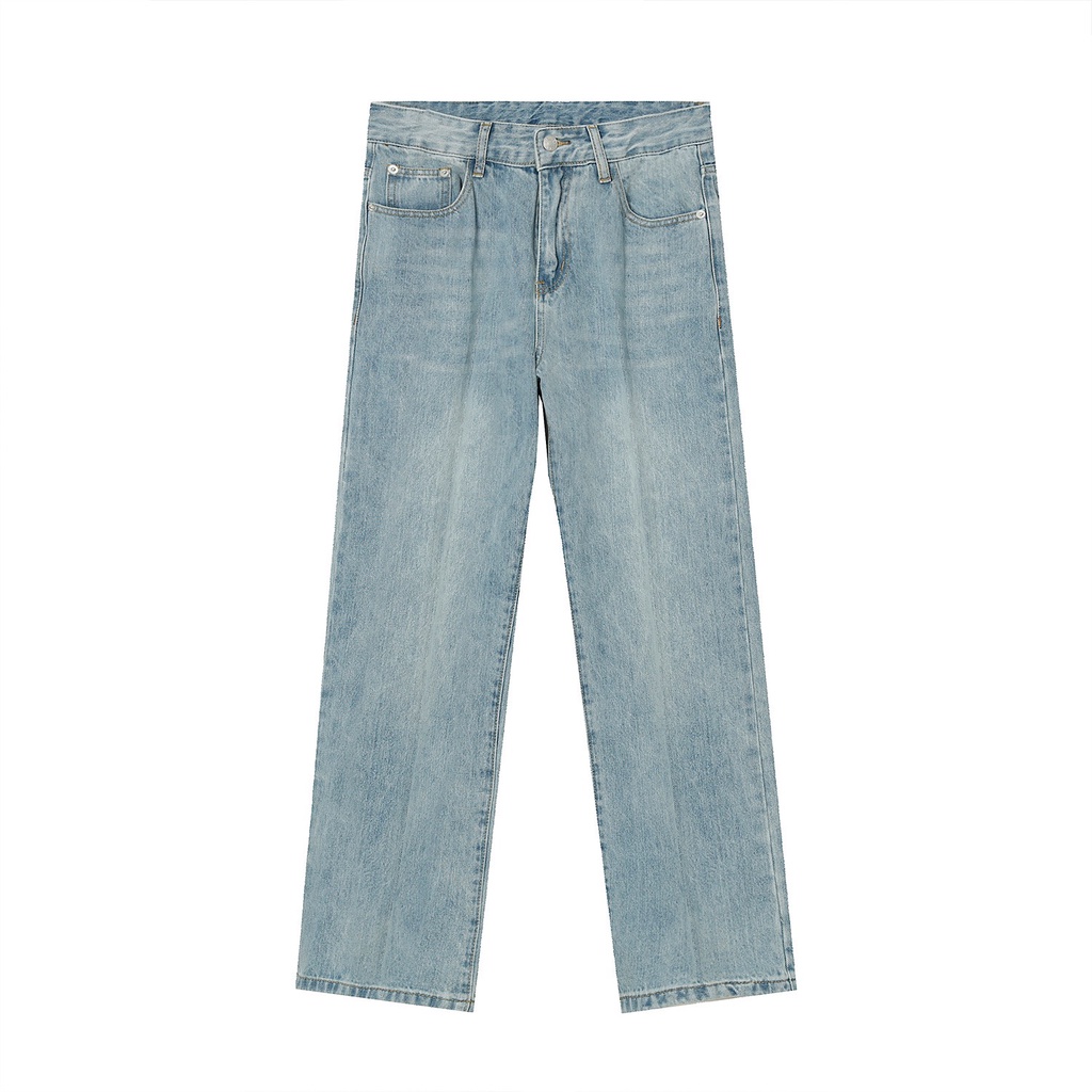 Quần Jeans PLAYAZ Ống Rộng - Light Blue