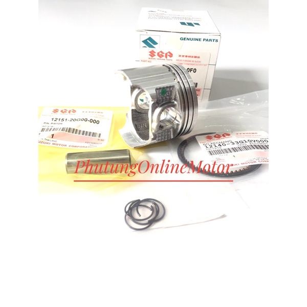 Xylanh-Piston bạc+ắc+phe suzuki Hayate-Hayate Ss-Impluse-Skydriver